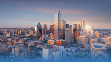 Horizon of Texas skyline for TalentNet Live 2023 event